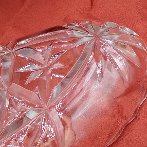 Anchor Hocking Prescut Star David Relish Dish Vtg - Picture 8 of 12